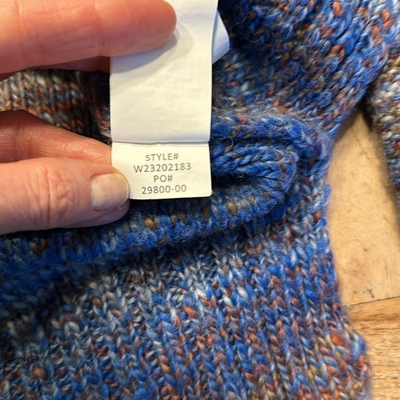 Fall Cozy Vibes: Prana Multi-Color Slub Knit Sweater Size M - Picture 5 of 7